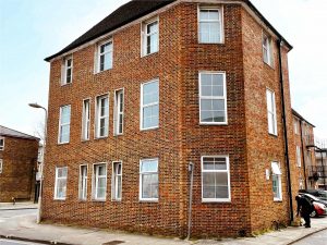 red brick building exterior